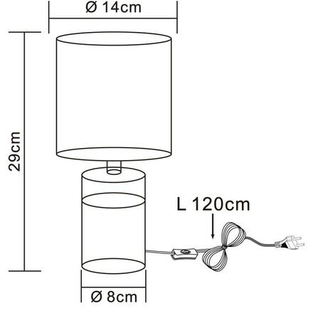 GLOBO IGA 21623 Stolní lampa