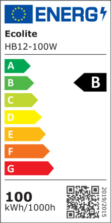 Ecolite Highbay 100W 19000lm CCT IP65 60/90/120st. DIM HB12-100W