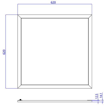 Deko-Light LED panel - Standard 625x625 mm, 94 W, RGB/2700-6500 K, bílá 100159