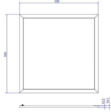 Deko-Light LED panel - Standard 600x600 mm, RGB/2700-6500 K, 94 W, bílá 100160