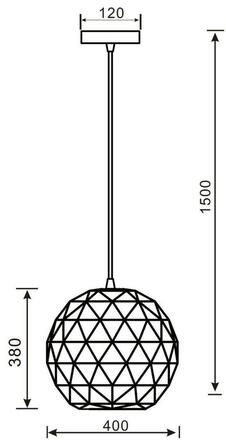 Light Impressions Deko-Light závěsné svítidlo Asterope kulaté 400 220-240V AC/50-60Hz E27 1x max. 60,00 W 1500 mm bílá mat 342130