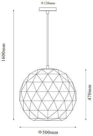 Light Impressions Deko-Light závěsné svítidlo Asterope kulaté 500 220-240V AC/50-60Hz E27 3x max. 60,00 W 1600 mm bílá mat 342131