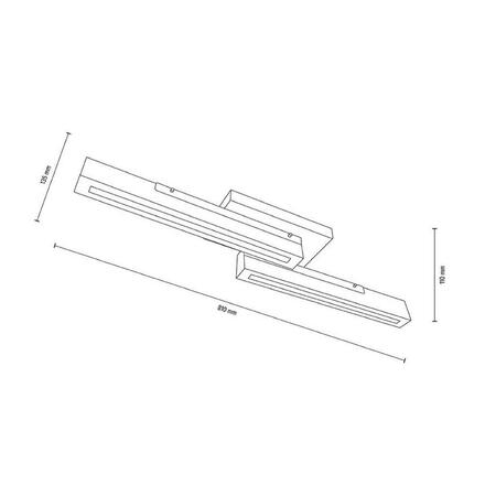 Deko-Light stropní přisazené svítidlo MADERA 100-240V AC/50-60Hz 15,00 W 3000 K 1120 lm 810 černá 348147