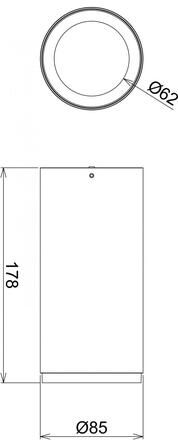 Deko-Light stropní přisazené svítidlo Lucea 20 bílá 220-240V AC/50-60Hz 20,00 W 3000/4000 K 2000 lm bílá RAL 9016 348157