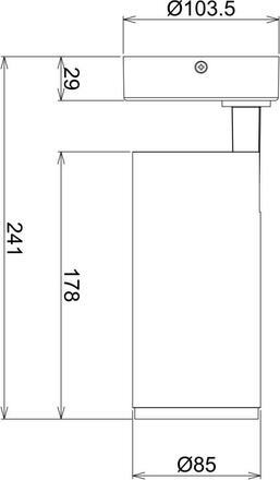 Deko-Light stropní přisazené svítidlo Lucea 15 bílá 220-240V AC/50-60Hz 15,00 W 3000/4000 K 1500 lm bílá RAL 9016 348163