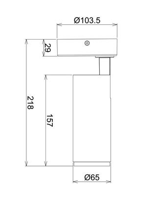 Deko-Light stropní přisazené svítidlo, Lucea, Tilt, 6 W, DIM, 2700 K, 220-240V 800 lm bílá RAL 9016 348223