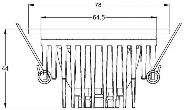 Light Impressions Deko-Light stropní vestavné svítidlo COB 68 IP65 17-18V DC 6,50 W 2700 K 670 lm bílá 565108