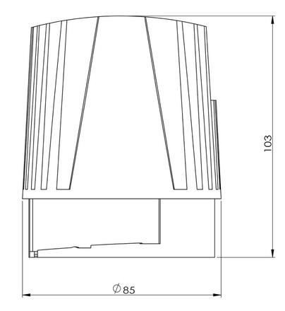 Deko-Light stropní vestavné svítidlo modulární systém COB 31W 31-37V DC 31,00 W 3000 K 3270 lm šedá 565352