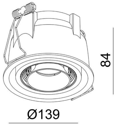 Deko-Light stropní vestavné svítidlo Uni II 33-34V DC 12,00 W 3000 K 1035 lm černá 565361