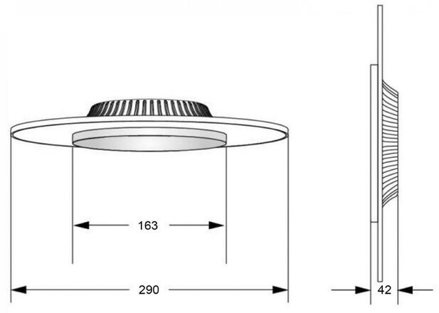 Deko-Light stropní přisazené svítidlo Zaniah 12W, kryt stříbrná 220-240V AC/50-60Hz 12,00 W 3000 K 1512 lm bílá 620033