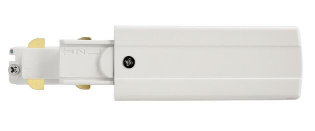 Deko-Light 3-fázový kolejnicový systém - D Line DALI elektrické napájení levé, bílá 710514
