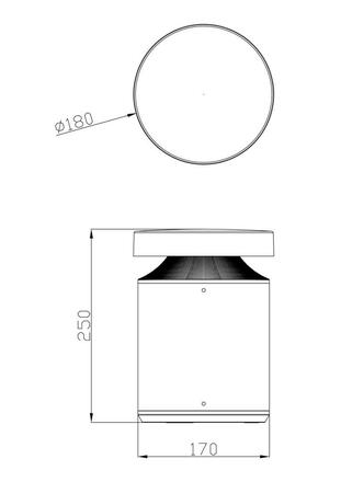 Deko-Light stojací svítidlo, Faro 25, 24 W, DALI, 3000 K, 220-240V 1124 lm šedá IP65 730492