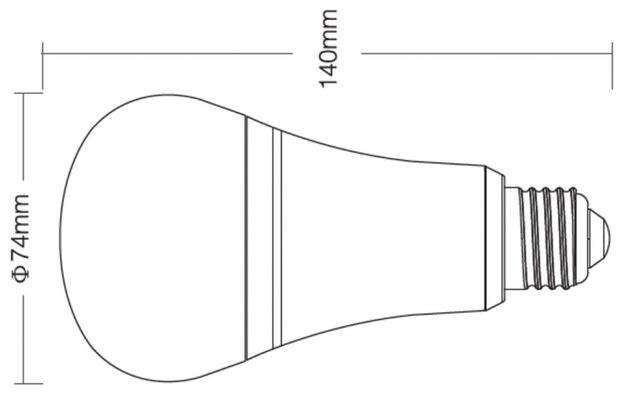 Deko-Light LED RF-smart, E27, 230V, DIM, 2700-6500K, 12W 1100lm 220° stmívatelné 843517