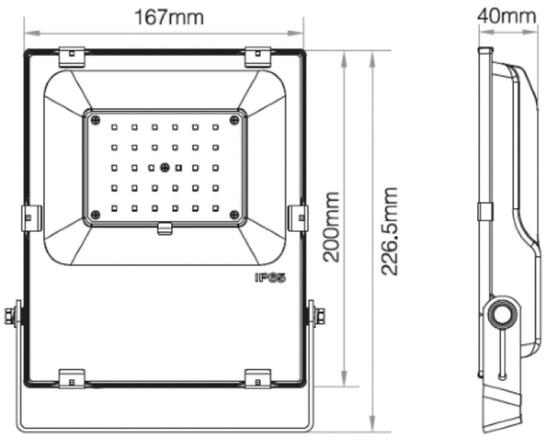 Deko-Light LED reflektor, RF-smart, Flood, 230V, 30W, RGB+CCT, IP65, 2700-6500K černá 843518