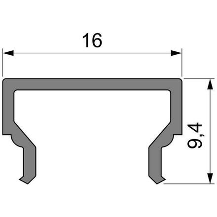 Light Impressions Reprofil kryt H-01-10 matt 75% průhlednost 4000 mm 984010