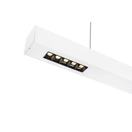 BIG WHITE Q-LINE PD LED vnitřní závěsné svítidlo, 1m, BAP, bílá, 3000K 1000932