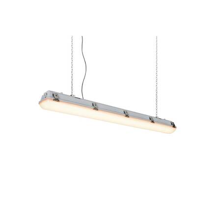 BIG WHITE IMPERVA 120 CW LED, vnitřní nástěnné a stropní nástavbové svítidlo, IP66, šedá, 3000K 1001314