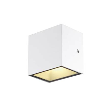 BIG WHITE SITRA CUBE WL LED venkovní nástěnné a stropní nástavbové svítidlo, bílá, IP44, 3000K, 10W 1002033