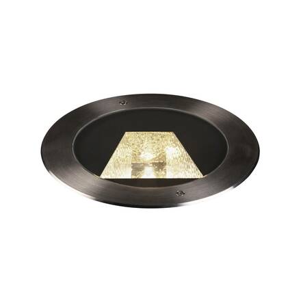 BIG WHITE DASAR 270 Outdoor, podlahové vestavné LED svítidlo, 4000K, kruhové, IP67, asymetrické vyzařování 1002895