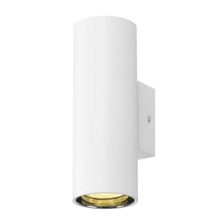 BIG WHITE (SLV) ASTO TUBE nástěnné přisazené svítidlo, válcové, 2x 10 W, bílé 1006444