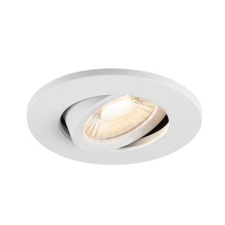 BIG WHITE (SLV) UNIVERSAL DOWNLIGHT kryt pro downlight IP20, výkyvný, kulatý, bílý 1007092