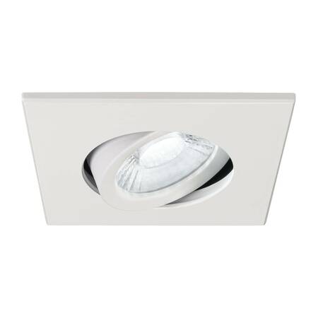 BIG WHITE (SLV) UNIVERSAL DOWNLIGHT kryt pro downlight IP20, výkyvný, hranatý, bílý 1007185