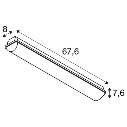 BIG WHITE (SLV) WATERPROOF V DALI 600 18W 840 IP66 1008087