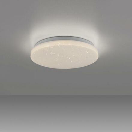 JUST LIGHT LED stropní svítidlo průměr 26cm bílé hvězdné nebe nadčasový design teplá bílá 3000K LD 14275-16