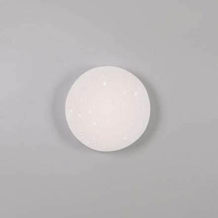 JUST LIGHT LED stropní svítidlo průměr 26cm bílé hvězdné nebe nadčasový design teplá bílá 3000K LD 14275-16