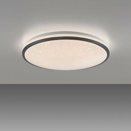 JUST LIGHT LED stropní svítidlo průměr 49cm černé hvězdné nebe krokově stmívatelné 3000K LD 14295-18