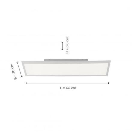 LEUCHTEN DIRECT LED stropní svítidlo, panel, bílé, 60x30cm 4000K LD 14474-16