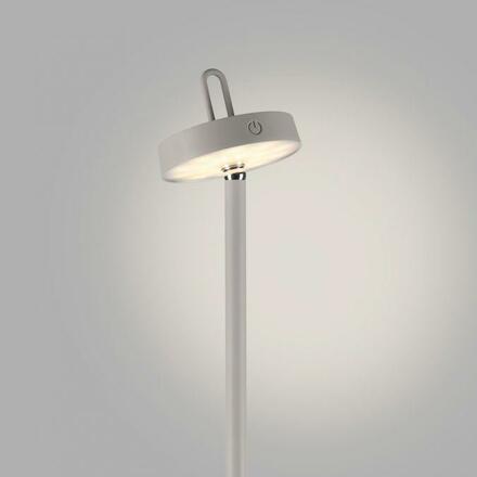 JUST LIGHT LED stojací lampa na baterie mobilní stmívatelné dotykem IP44 paměťová funkce 2700K LD 19311-40