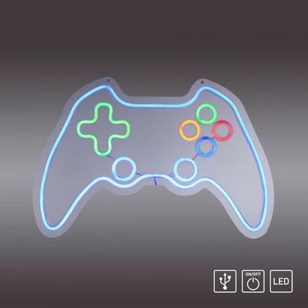 LEUCHTEN DIREKT is JUST LIGHT LED nástěnné svítidlo vícebarevné motiv gamepad ovladače USB dekorace LD 85022-70