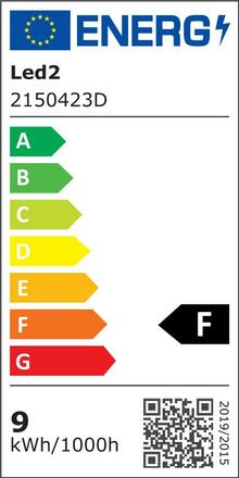 LED2 2150423D SPOT A, B DIM 9W 2700K