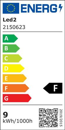 LED2 2150623 SPOT C, B 9W 2700K