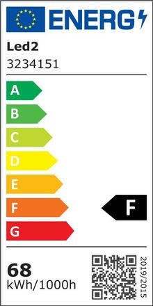 LED2 3234151 ROTO 60 P/N-Z, W 40-60+8 2700K/3200K/4000K