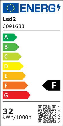 LED2 6091633 LOOK, B 25-32W 3000K