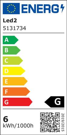 LED2 5131734 ROLO, A 6 3000K STROPNÍ ANTRACIT