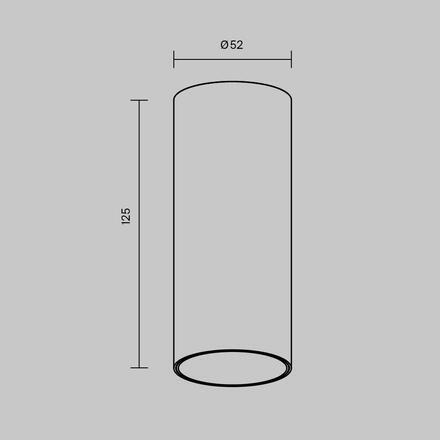 MAYTONI Stropní svítidlo FOCUS LED C056CL-L12W3K-W-W