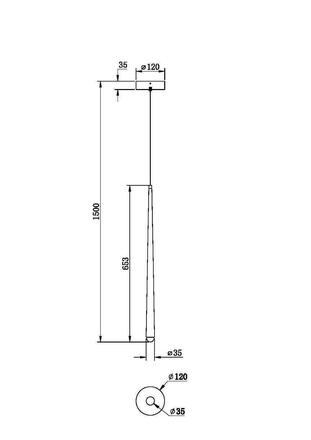 MAYTONI Závěsné svítidlo Cascade MOD132PL-L28BK