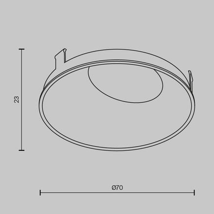 MAYTONI Příslušenství Wise Ring057-10-MG