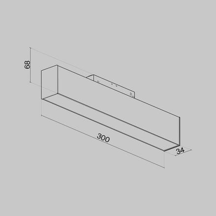 MAYTONI svítidlo pro kolejnicový systém BASIS TR012-2-12W3K-B