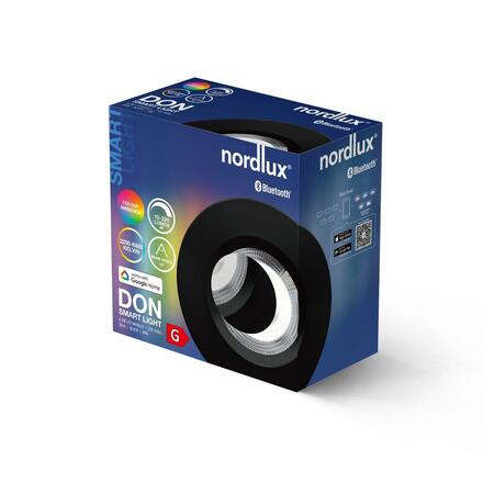 NORDLUX Don Smart Color vestavné svítidlo černá 2110900103