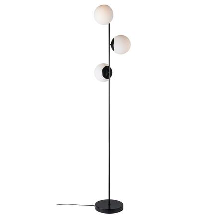 NORDLUX stojací lampa Lilly 3x15W E14 černá opál 48613003