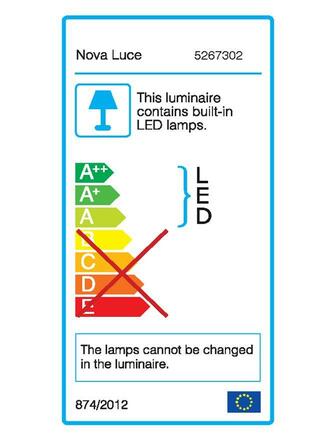 NOVA LUCE stropní ventilátor se světlem SAMOA tělo z oceli matná bílá a sklo 3ABS bílé listy LED 18W 3000K 5267302