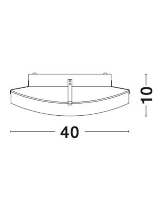 NOVA LUCE stropní svítidlo QUALE matné bílé sklo chromovaný kov E27 2x12W 600302