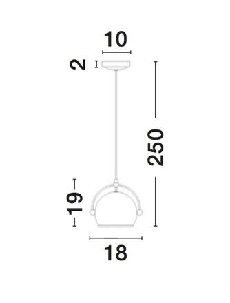 NOVA LUCE závěsné svítidlo DEGLI černý kov zvenku hliník uvnitř E27 1x12W IP20 bez žárovky 6990401