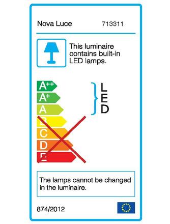 NOVA LUCE venkovní sloupkové svítidlo APOLLO tmavě šedý hliník akrylový difuzor LED 5W 3000K 110-265V 120st. IP54 713311