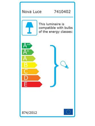 Nova Luce Stylová nástěnná lampička Umberto s nastavitelným spotem - 1 x 35 W, bílá NV 7410402