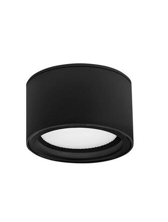 NOVA LUCE venkovní stropní svítidlo FOCUS černý hliník skleněný difuzor LED GX53 7W 3000K 220-240V 77st. IP54 752461